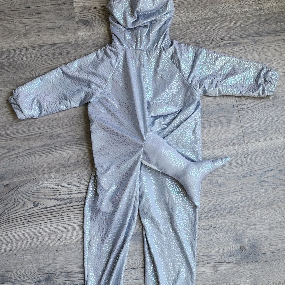 Hyde & Eek! Boutique Toddler Shark Halloween Costume Jumpsuit Size 18m-24m EUC